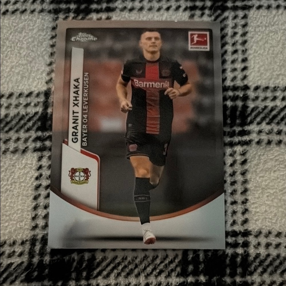 2023-24 Topps Chrome Bundesliga #67 Grant Xhaka - Bayer 04 Leverkusen